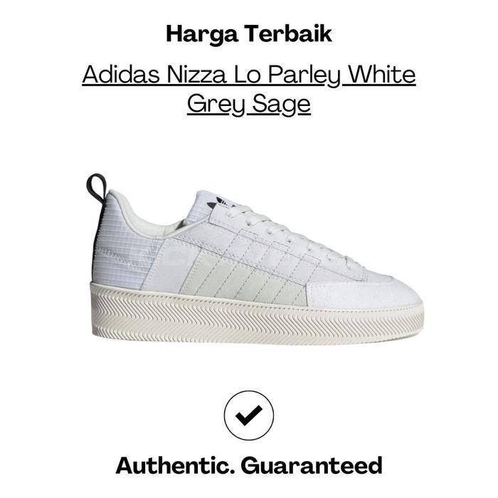 sale Adidas Nizza Lo Parley White Grey Sage