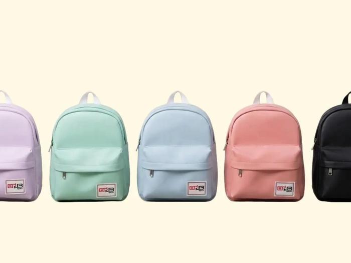 Ransel mini tas multifungsi tas sekolah virall free stiker dan gantungan lucu
