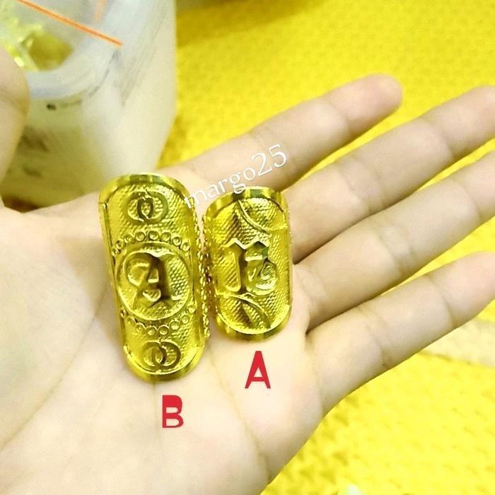 PREMIUM Cincin model A lapis mas 24 murni