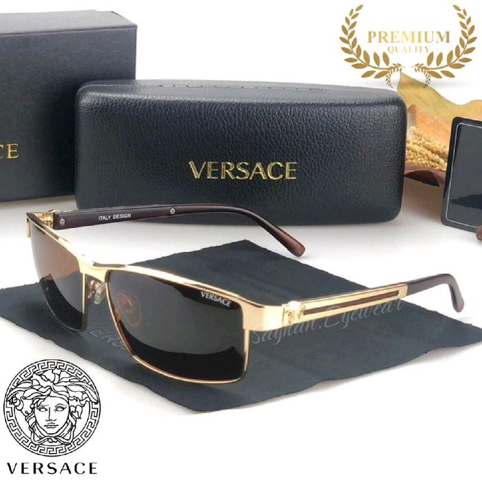 Kacamata Hitam Pria Lensa Polarized bahan super | Kacamata Hitam Pria Versace 24 | Kacamata hitam po