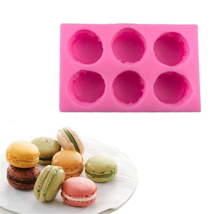 Macaron Cetakan Silikon DIY Puding Makanan Penutup Donat Kue