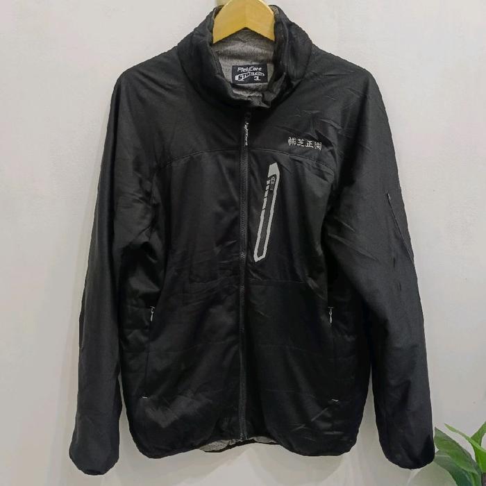 jaket tracktop motor softshell Fieldcore stretch hitam size L original murah