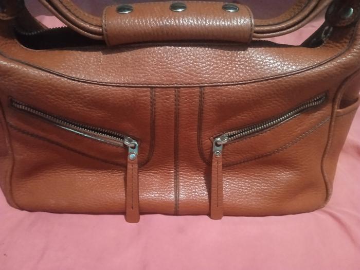Tas Tod Leather Brown full kulit sapi Preloved