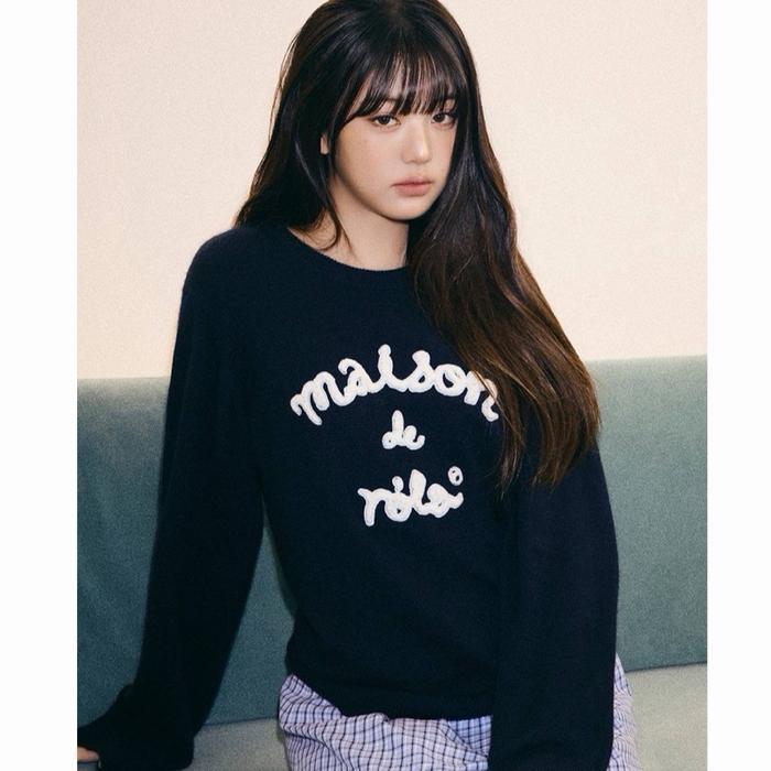 Rola rola maison de rola patchwork knit navy