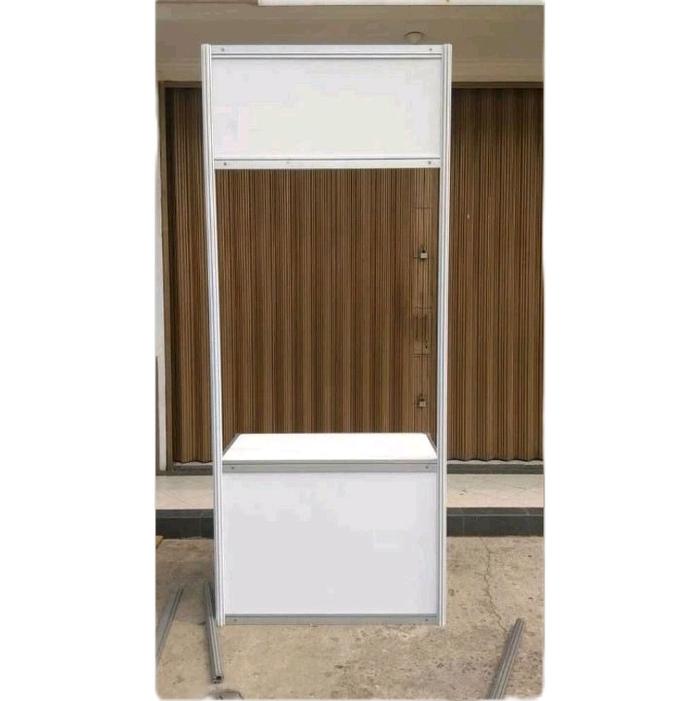 Booth Display R8 | Meja Booth Pameran | Booth UMKM Custom Printing - Batam