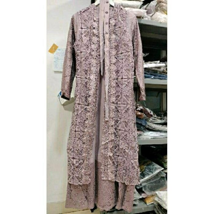 Gamis Import IXORA Outer Brukat Prada