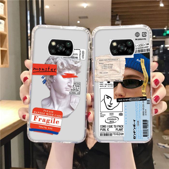 Case For Xiaomi Redmi Note 10 11 12 Pro Case Funda For Poco X3 X4 Pro
