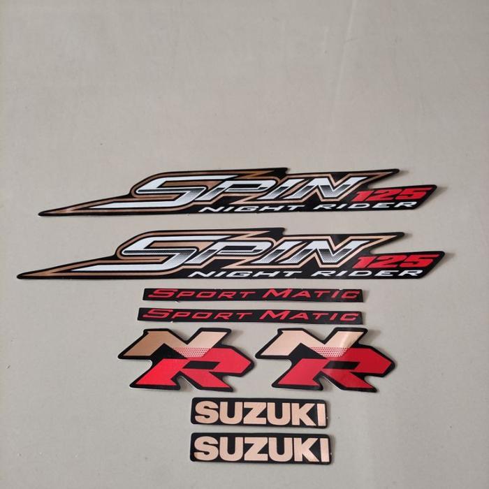 Striping Suzuki spin nr 125 stiker Lis body motor berkualitas OSEAN