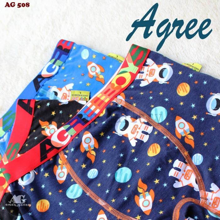 A✪MD [3PC ] BOXER ANAK AGREE 6166 | CD BOXER ANAK LAKI LAKI PUTIH MOTIF RAN N✉FR