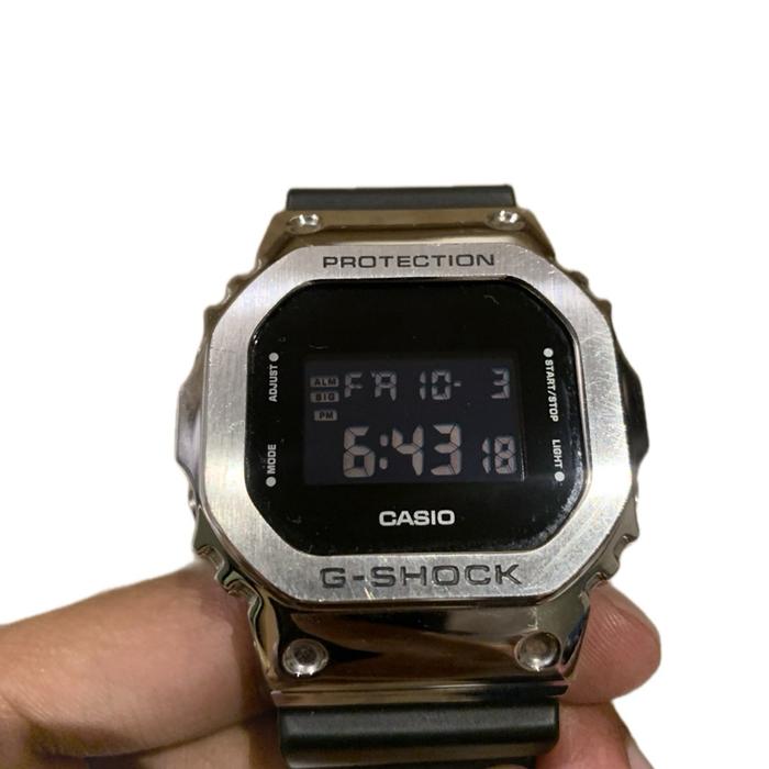 CASIO G-SHOCK 3229 GM-5600 WATER RESIST 20BAR ST.STEEL BLACK