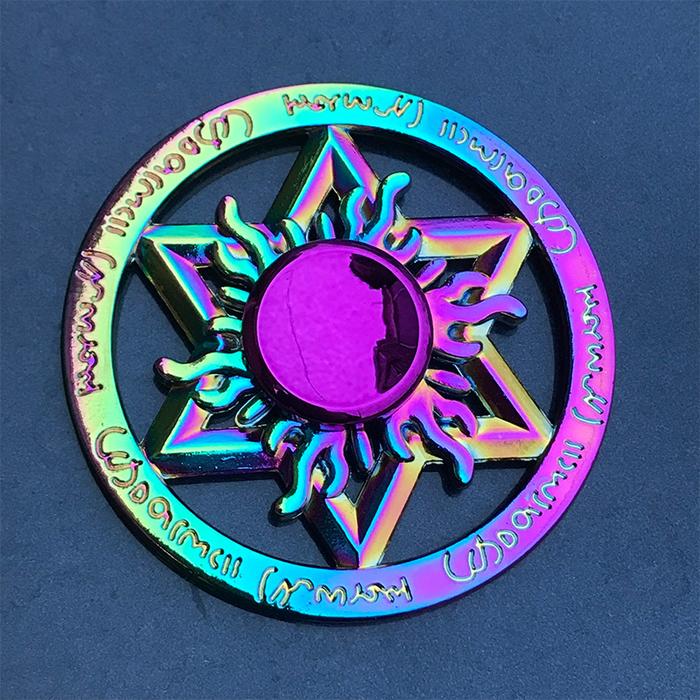 80Mm Tai Chi Bagua Feng Shui Kompas Fidget Spinner Cina Meramal