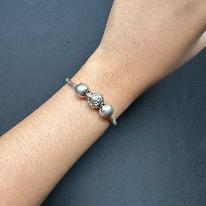 925 Italy Silver Charm Bracelet