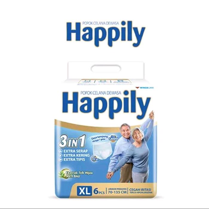 1 BALL HAPPILY POPOK DEWASA LANSIA SIZE M-L-XL