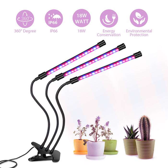 Lampu Tanaman LED Spektrum Penuh Lampu Phyto USB dengan Lampu Kontrol