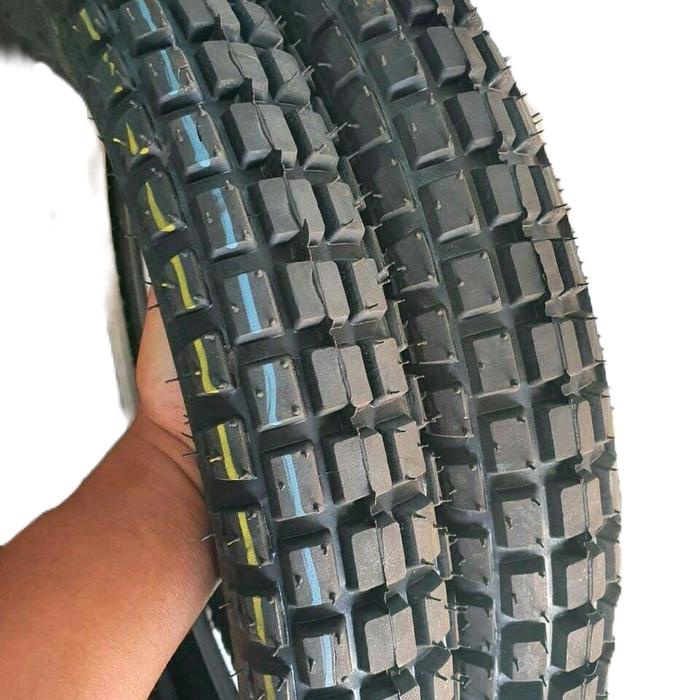 Paket Sepasang Ban Trail Ring 17 Motor Supra Shogun Smash Vega Jupiter Ukuran 250-17 & 275-17 IRC Te