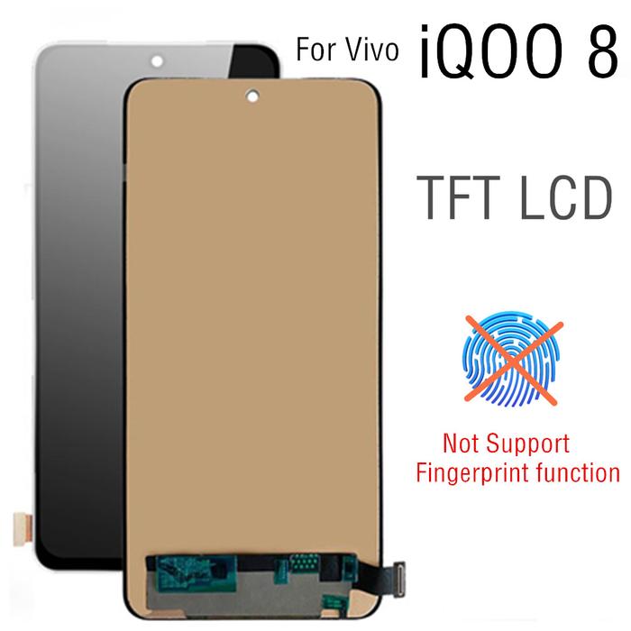 6.56" TFT LCD For Vivo IQOO 8 LCD Display Touch Screen Digitizer