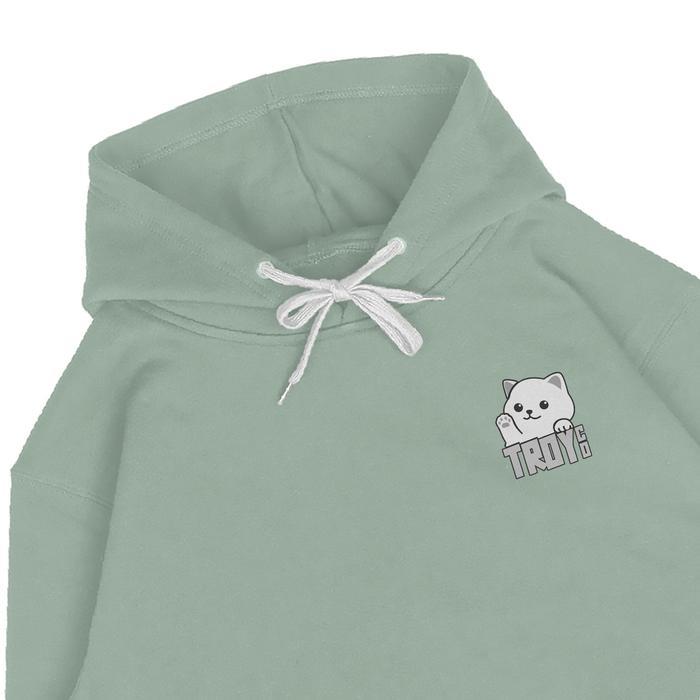 Troy Company Hoodie Green Mint Hey Cute - Jaket Hoodie Pria Wanita Hijau Mint KH 2500