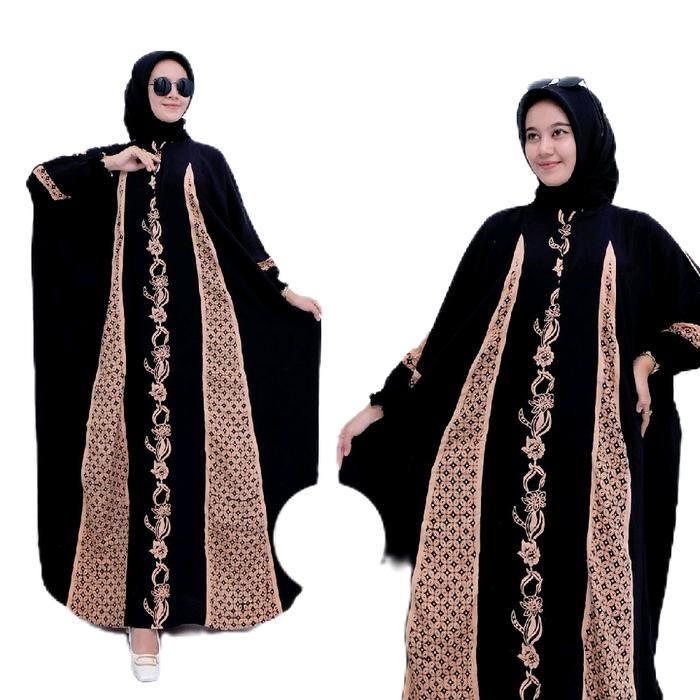 Grosir Gamis Kaftan Mawar Terbaru 2025 Bahan Rayon Ld 180 Pb 140 Jumbo