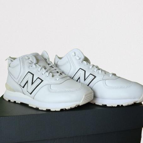 Sepatu NB Edition 'eYe' 574 Leather Sneakers Junya Watanabe Off-White