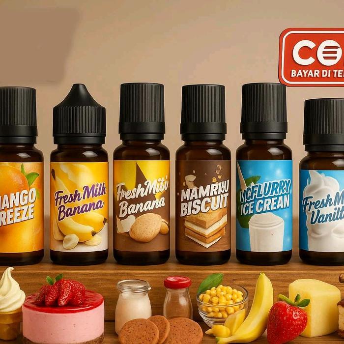 READY LIQUIDS PARFUM NON ALKOHOL 60/30ML BANYAK VARIAN RASA OAT MILK MUNGBEAN Tidak Mengandung Alkoh