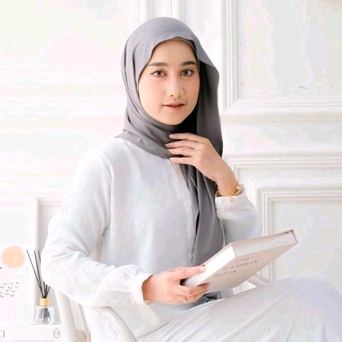Tegar Collection Pashmina Marbella Silk Jilbab Wanita Bahan Marbella Premium Efek Shimmer Mewah Syar