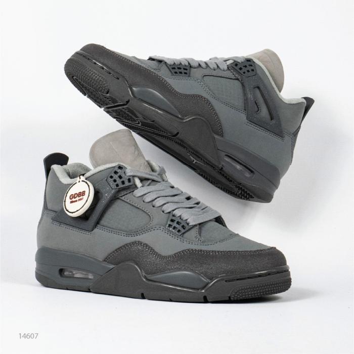 SEPATU JORDAN 4 SE PARIS OLYMPICS WET CEMENT GREY SNEAKERS AUTHENTIC