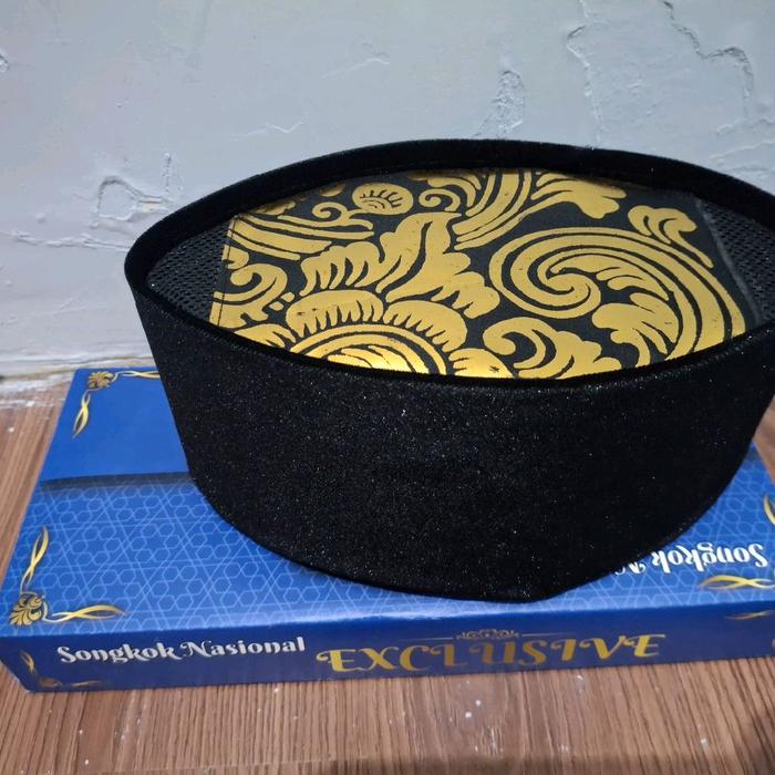 SONGKOK kain embos jersey jahitan rapi