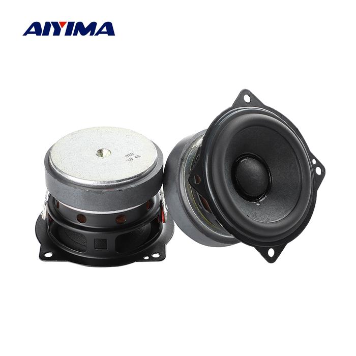 AIYIMA 2Pcs 2.25 Inch Portable Audio Speaker 4 Ohm 10W Full Range