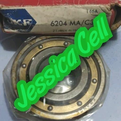 BALL BEARING 6204.MA-C3 / 6204MA-C3 / 6204 MA C3 SKF MADE IN FRANCE