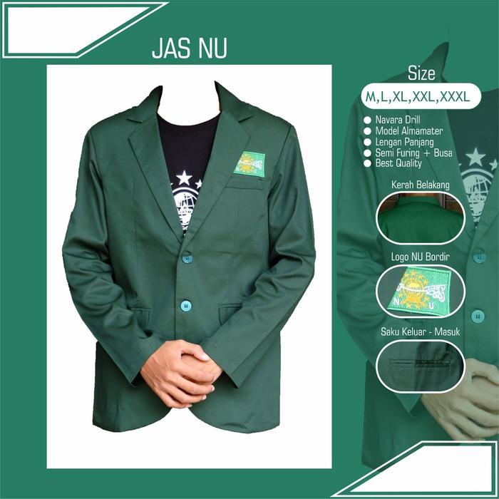 Terbaru Jas Nu Nahdlatul Ulama Hijau Jaz Nu Hijau Jas Nu Lengan Panjang