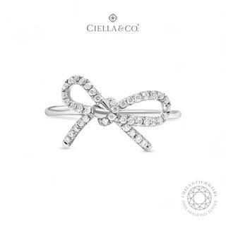 Ciella & Co - Ribbon Ring Emas Cincin Moissanite
