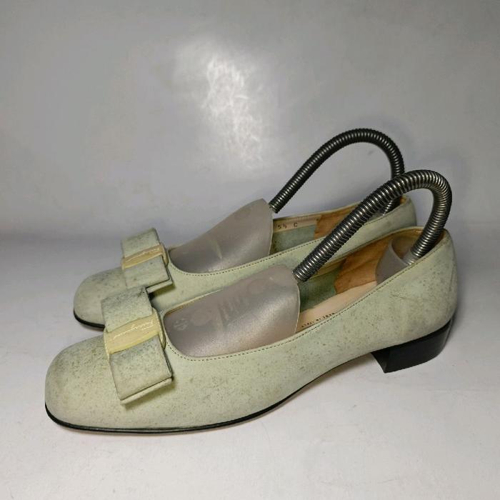 Salvatore Ferragamo original leather italian heels 36 size woman shoes
