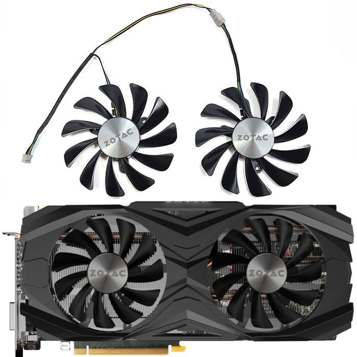 NEW 95MM 4PIN GAA8S2U GTX 1080TI AMP GPU Fan,For ZOTAC GTX 1070 1070TI 1080 1080TI AMP Edition Graph