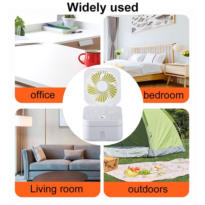 Portable Water Cooler Table Fan Multifunctional Humidifier Cooler