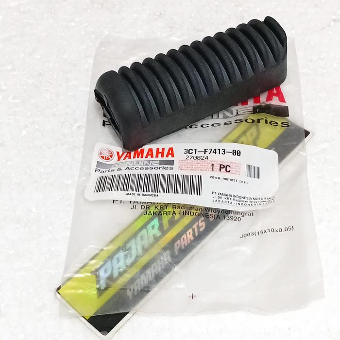 KARET FOOTREST STEP INJAKAN KAKI DEPAN VIXION OLD NVA NVL MX KING VIXION R ASLI ORI YAMAHA 3C1-F7413