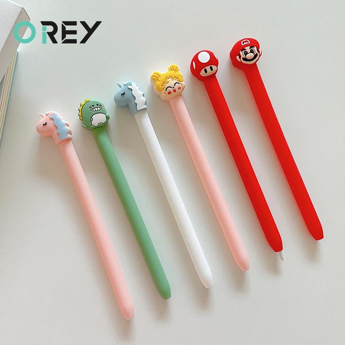 Kawaii Cute Soft Silicone Cases for Apple Pencil 1 Case Tablet Touch