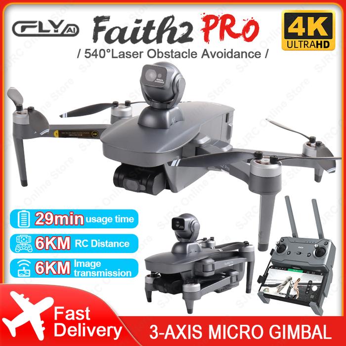 C-FLY Faith2 Pro Drone Camera 4K Profesional 3-Axis Gimbal 5G Wifi
