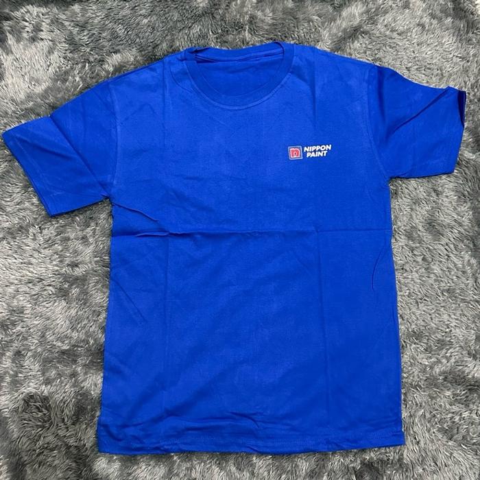 Baju Kaos Promo Nippon Paint Biru Elastex