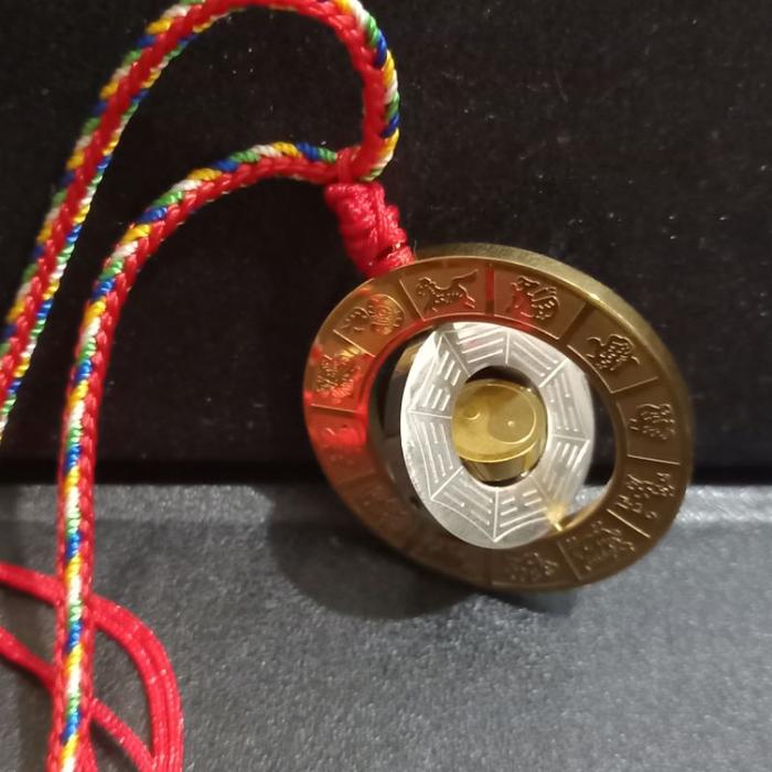 kalung liontin keberuntungan ying yang pakua patkwa 12 zodiak shio chinese