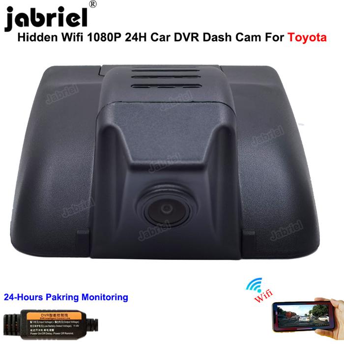 Toyota WIFI Dashcam 1080P Car DVR 24H Dash Cam for Toyota Highlander Camry
