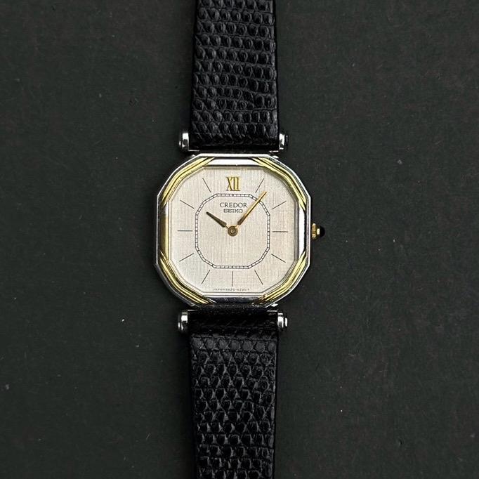 Jam tangan vintage ladies/perempuan seiko credor 14k bezel Quartz