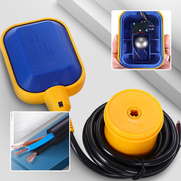 Otomatis Pompa Celup Float Switch Kabel 2/5/10 Meter Cabel Spare Part Pompa Air floating Pelampung A