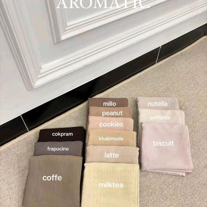 Aromatic Millo Peanut Cookies Khakimuda Latte Milktea Nutella Softlatte Biscuit Cokram Frapucino Cof