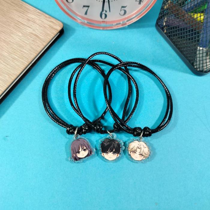 Bracelet Manhwa Operation True Love - Gelang Tali Single Charm - versi kaitan gantungan akrilik Go E