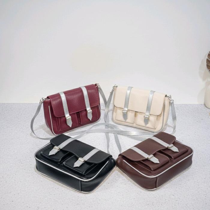Tas slingbag wanita | 2 saku depan | tas harian dan kondangan cocok untuk remaja dan ibu muda