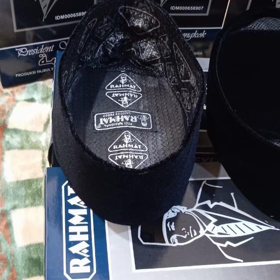 Peci Songkok RAHMAT / Peci Songkok Dewasa / Peci Songkok AC / Peci Songkok Hitam / Peci Hitam RAHMAT