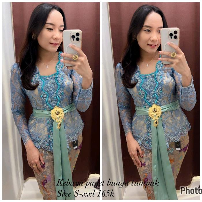 KEBAYA PAYET BUNGA TUMPUK