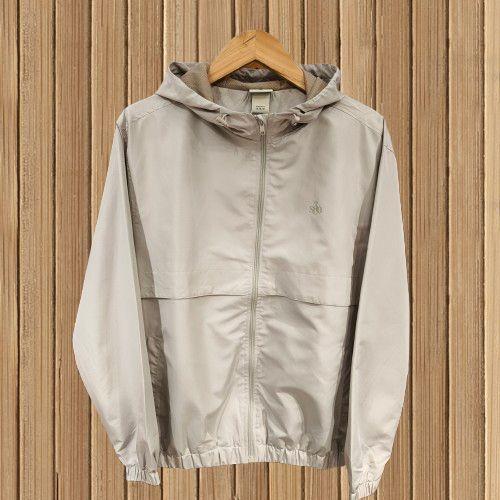 3Second Jaket Hoodie Zipper Bahan Parasut Pria Regular Fit 030525 Original
