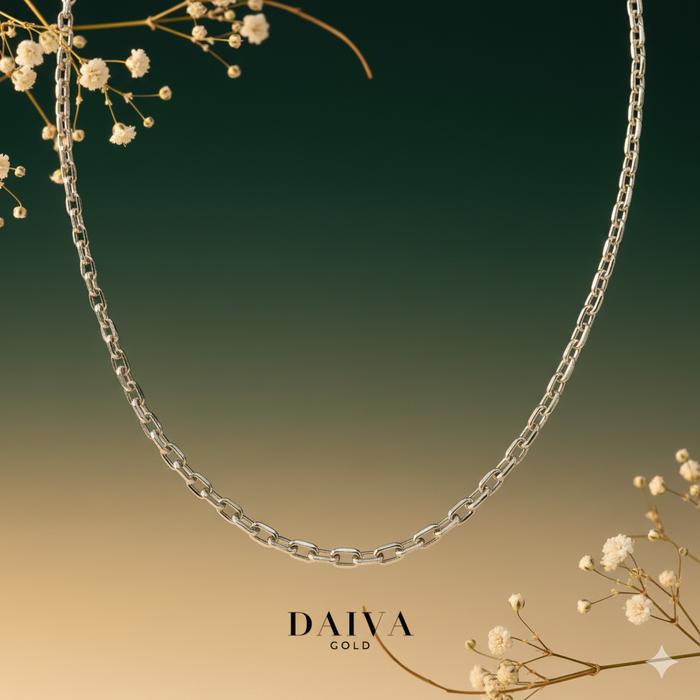 Kalung Emas Asli Lyndon/ Kalung Pria Kadar 750/17K