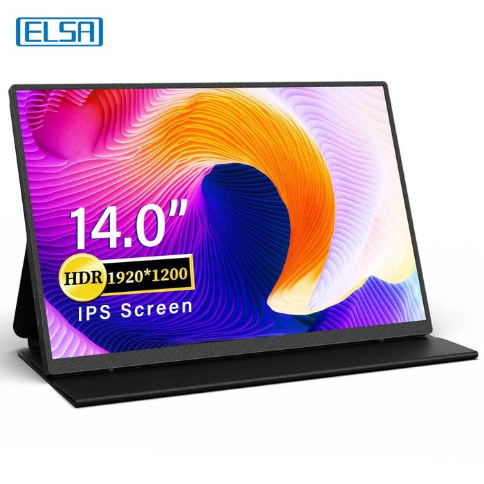 ELSA 14inch Portable Monitor FHD IPS USB Typec for Laptop Phone PC